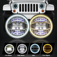 jeep wrangler halo headlights