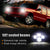 (2pcs/set) 5x7 7x6 inch H6054 LED Clear Lens Headlights for for Jeep Wrangler YJ Cherokee XJ H5054 H6054LL 6052 6053