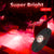 20 Pods LED Rock Lights for Off Road Truck RZR Auto Car Boat ATV SUV