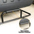 SUNPIE Upgraded Sliding Hard Top Carrier Freedom Panel Storage Rack Compatible with Jeep Wrangler 1987-2023 YJ TJ JK JKU JL JLU  Movable Cart with Suction Cup to Fix Rear Window