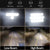 RGB Halo Rectangle 5x7 Headlights for Jeep YJ XJ GMC Ford Truck Van