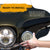 7" LED Headlights & 4" LED Passing Lights & Mounting brackets with Halo DRL Turn Signal For Harley