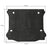 Jeep Wrangler Unlimited 4 door rear cargo mat cargo trunk liner black textured 2012-2018