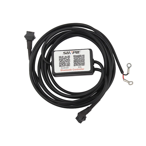 Sunpie bluetooth controller and RF remote for 12 pcs led strip light kit bluetooth version