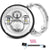 (Chrome/Black) 7" Harley Daymaker Headlight With Bracket Mounting Ring Combo Kits