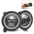 9 inch Diamond Series RGB Halo LED Headlight For 2018-2023 Jeep Wrangler JL/JLU (2 Doors/4 Doors) Jeep Gladiator JT
