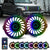 9" Rotating Series 3D LED Lens Halo Headlights + 4" Rotating Series Fog Lights Combo Kits for 2018-2023 Jeep Wrangler JL JLU & Jeep Gladiator JT