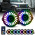 9"Rotating Series 3D LED Lens Halo Headlights with Turn Signal For 2018-2023 Jeep Wrangler JL JLU & Jeep Gladiator JT (2pcs/set)