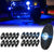 20 Pods LED Rock Lights for Off Road Truck RZR Auto Car Boat ATV SUV