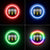 Rotating Series 7 inch RGB 3D Headlights with 4 inch RGB fog lights For 2007-2018 Jeep Wrangler JK/JKU