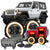 Jeep Wrangler JL/JLU LED Light Combo Kits - 9"Headlights, 4"Fog Lights, Taillight, Fender Lights & Side Lights