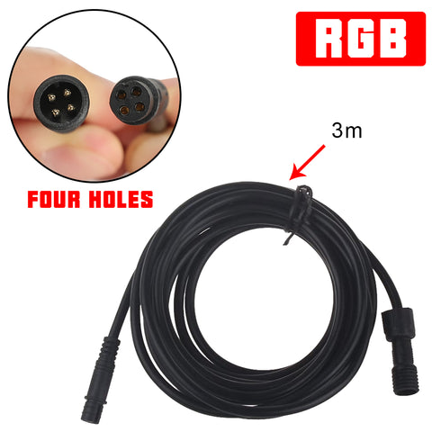118" Extension Wire for Sunpie RGB Rock Light Kit (4 pod & 8 pod black 4 pin)