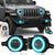 9" RGBW 3D LED Lens Halo Headlights + 4" RGBW Fog Lights Combo Kits for 2018-2023 Jeep Wrangler JL JLU & Jeep Gladiator JT