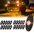 20 Pods LED Rock Lights for Off Road Truck RZR Auto Car Boat ATV SUV